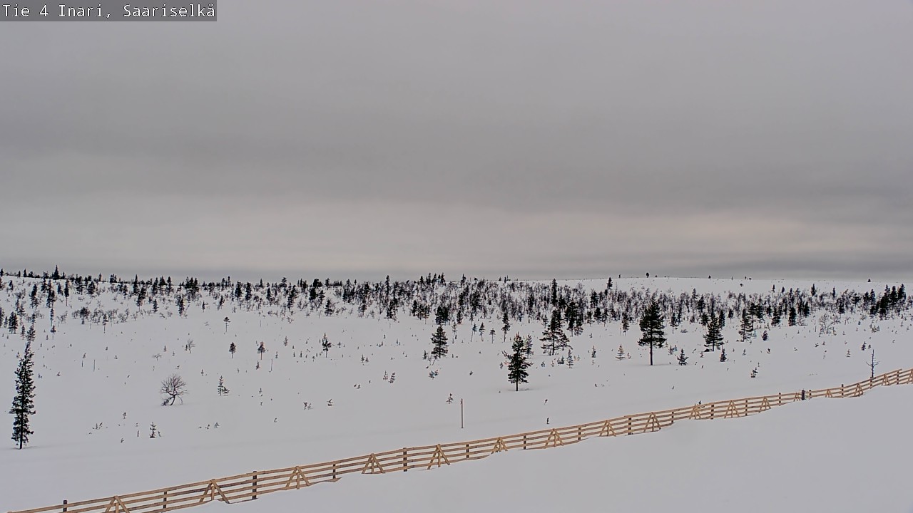 Kelikamerat Kuva Tie 4 Inari, Saariselkä, Kaunispää, Inari, Lappi