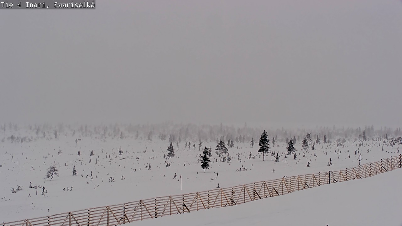 Kelikamerat Kuva Tie 4 Inari, Saariselkä, Kaunispää, Inari, Lappi