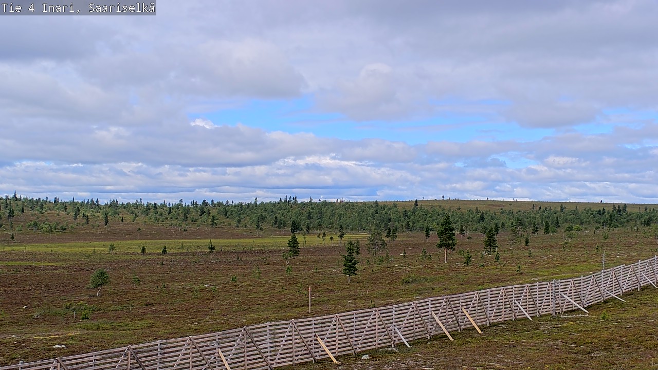 Weather Camera Image Road 4 Inari, Saariselkä, Kaunispää, Inari, Lappi