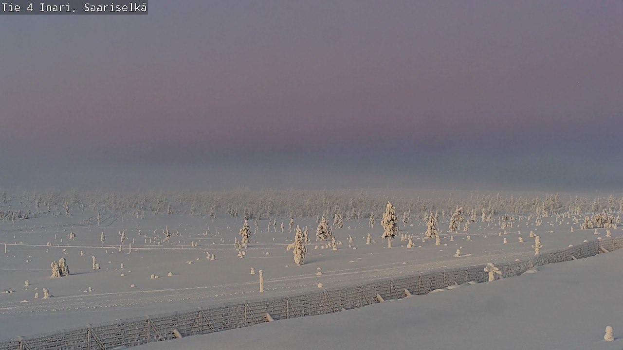 Kelikamerat Kuva Tie 4 Inari, Saariselkä, Kaunispää, Inari, Lappi