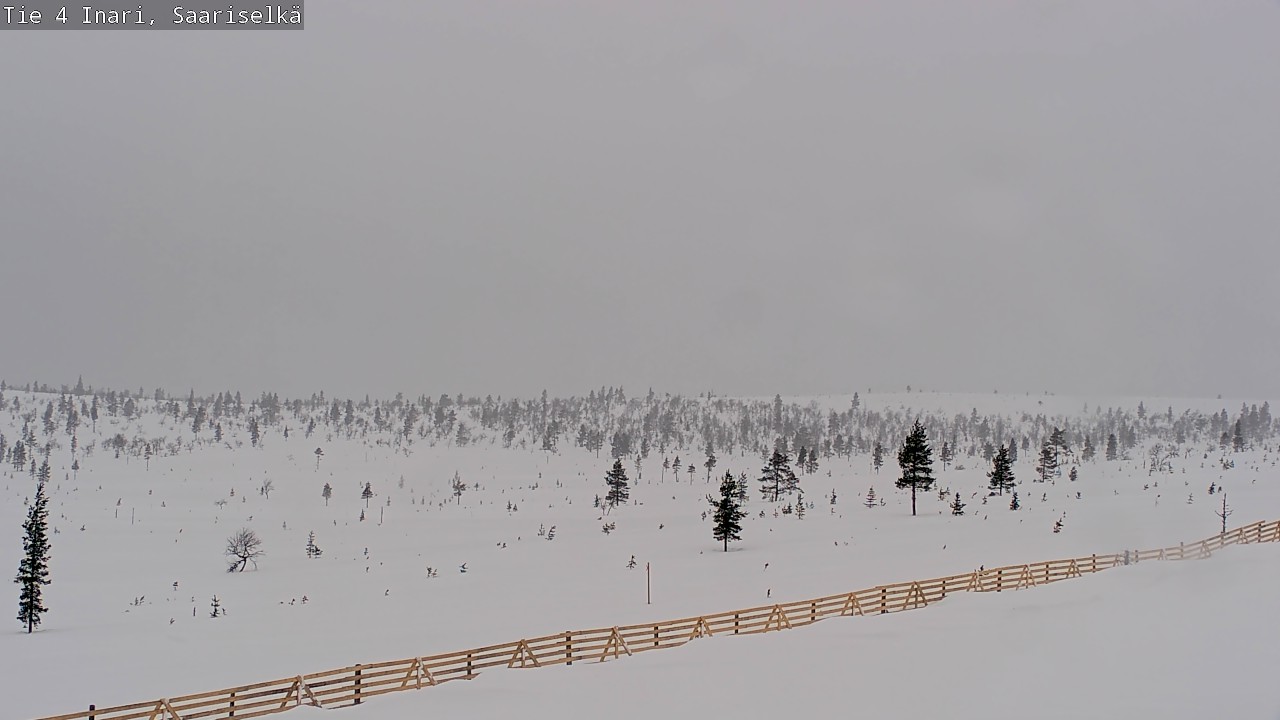 Kelikamerat Kuva Tie 4 Inari, Saariselkä, Kaunispää, Inari, Lappi