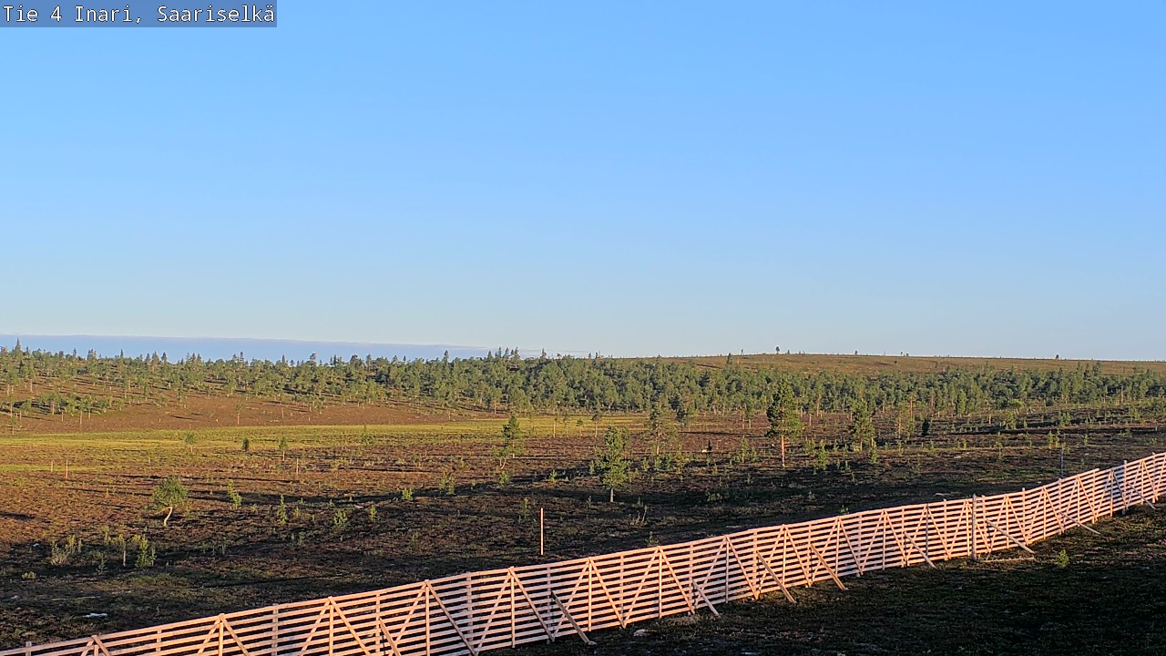 Weather Camera Image Road 4 Inari, Saariselkä, Kaunispää, Inari, Lappi