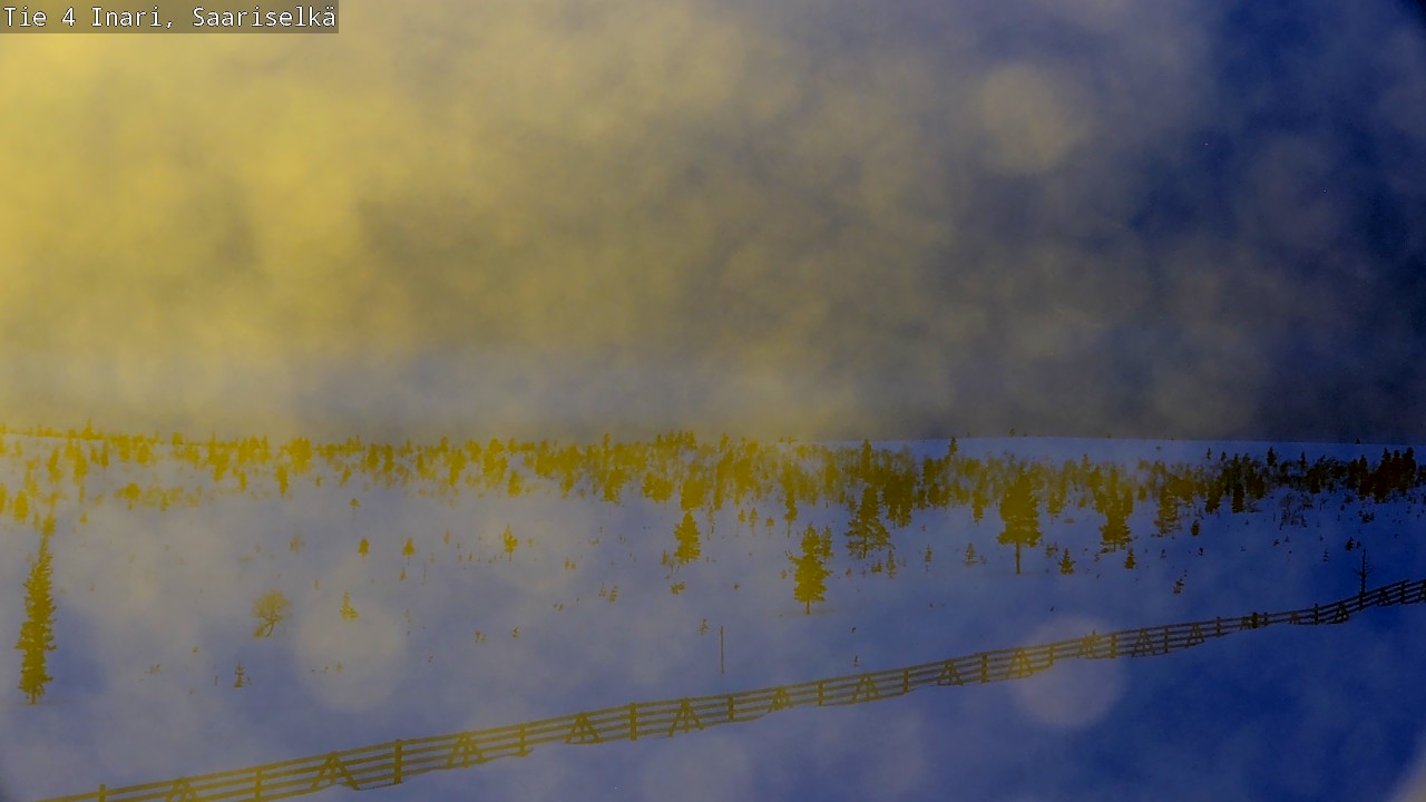 Kelikamerat Kuva Tie 4 Inari, Saariselkä, Kaunispää, Inari, Lappi