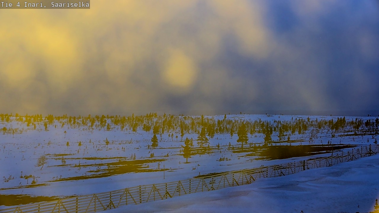 Kelikamerat Kuva Tie 4 Inari, Saariselkä, Kaunispää, Inari, Lappi