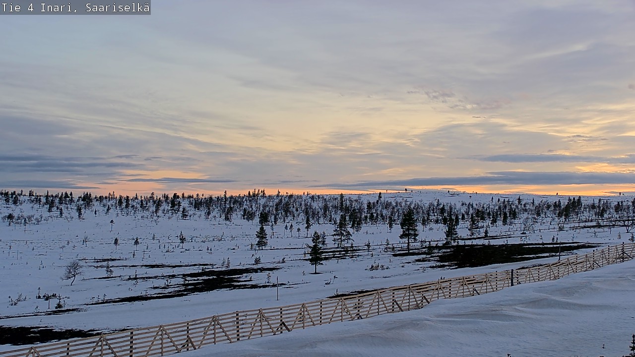 Kelikamerat Kuva Tie 4 Inari, Saariselkä, Kaunispää, Inari, Lappi