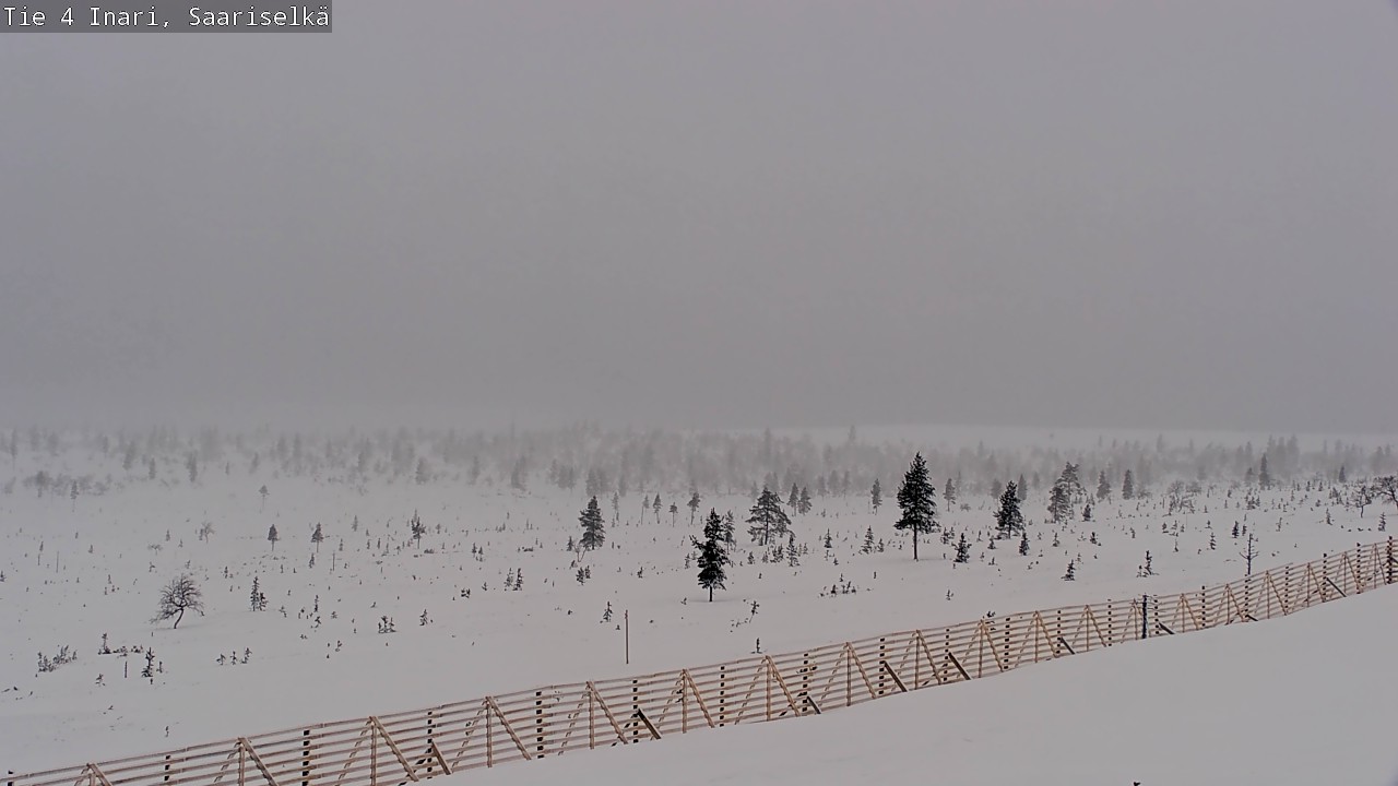 Kelikamerat Kuva Tie 4 Inari, Saariselkä, Kaunispää, Inari, Lappi