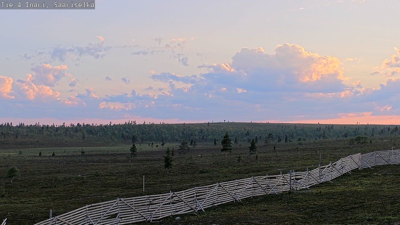 Weather Camera Image Road 4 Inari, Saariselkä, Kaunispää, Inari, Lappi
