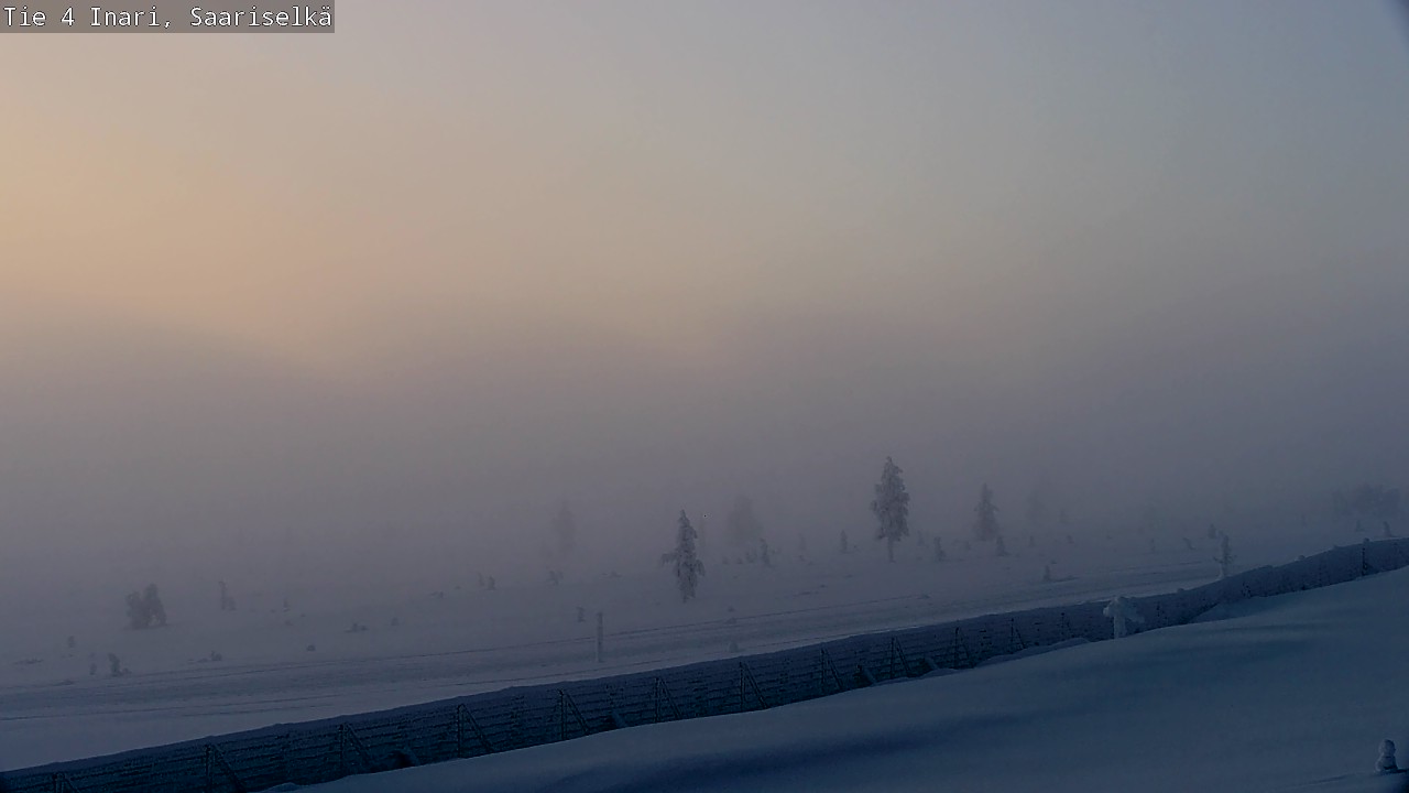 Kelikamerat Kuva Tie 4 Inari, Saariselkä, Kaunispää, Inari, Lappi