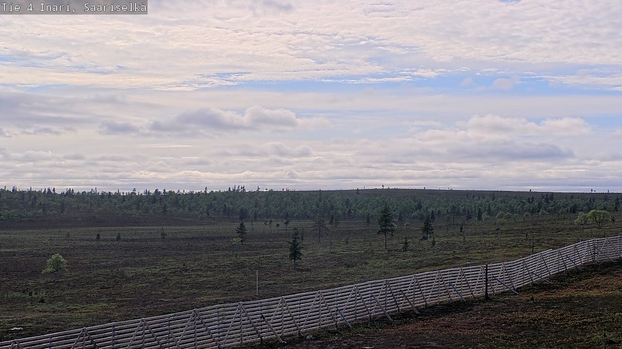 Kelikamerat Kuva Tie 4 Inari, Saariselkä, Kaunispää, Inari, Lappi