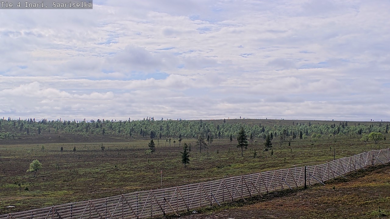Kelikamerat Kuva Tie 4 Inari, Saariselkä, Kaunispää, Inari, Lappi