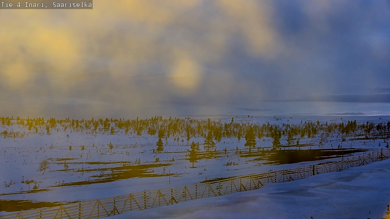 Kelikamerat Kuva Tie 4 Inari, Saariselkä, Kaunispää, Inari, Lappi