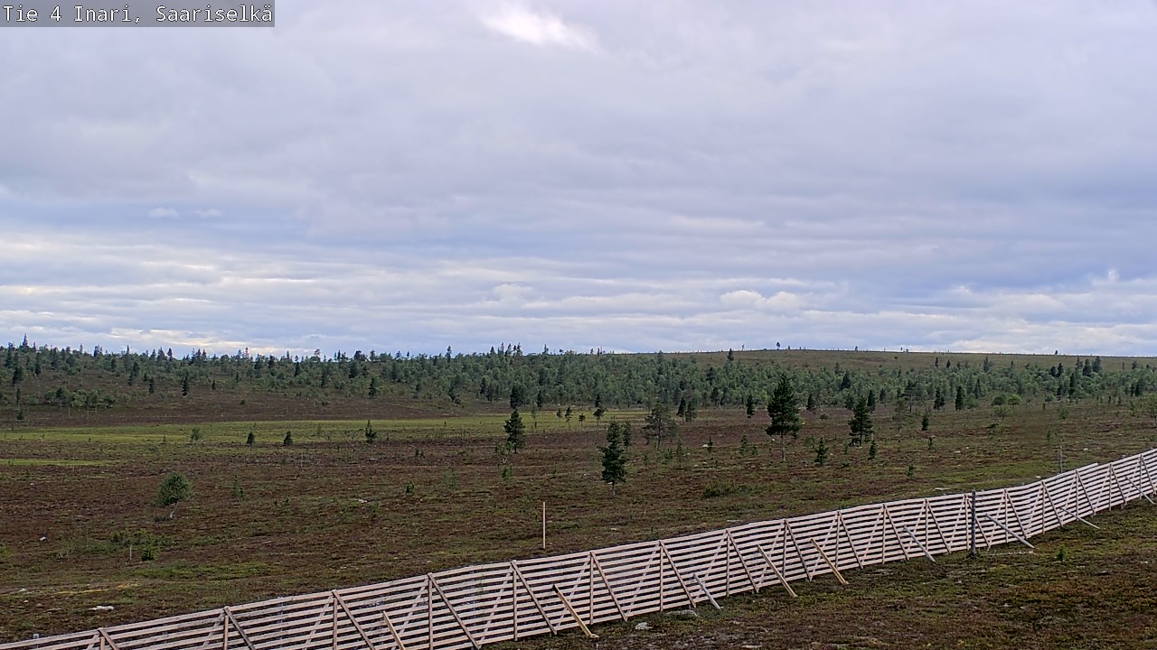 Kelikamerat Kuva Tie 4 Inari, Saariselkä, Kaunispää, Inari, Lappi