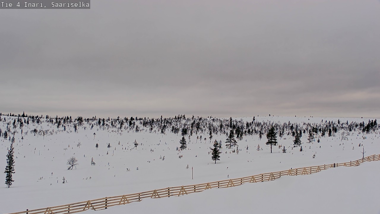 Kelikamerat Kuva Tie 4 Inari, Saariselkä, Kaunispää, Inari, Lappi