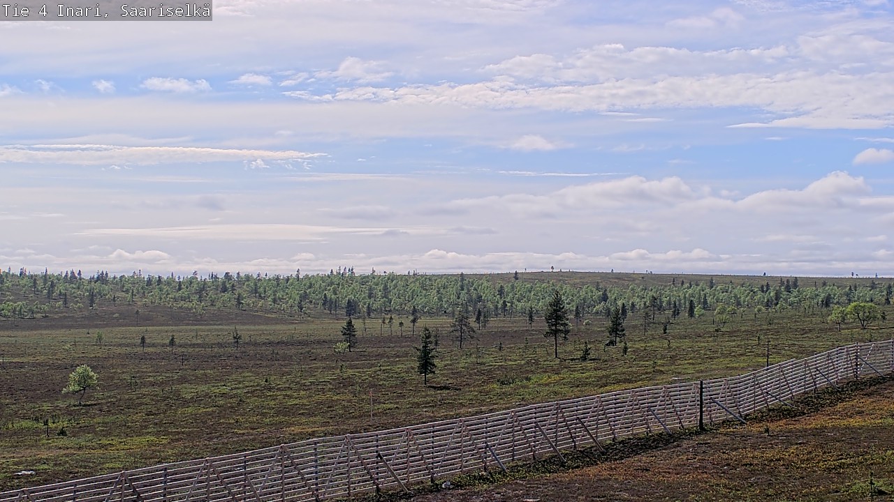 Kelikamerat Kuva Tie 4 Inari, Saariselkä, Kaunispää, Inari, Lappi