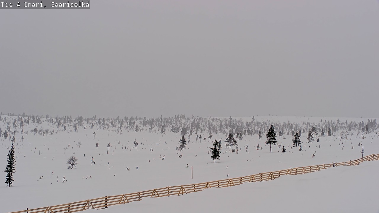 Kelikamerat Kuva Tie 4 Inari, Saariselkä, Kaunispää, Inari, Lappi