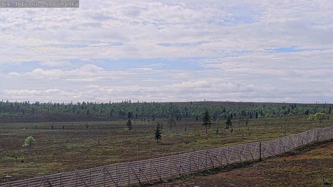 Kelikamerat Kuva Tie 4 Inari, Saariselkä, Kaunispää, Inari, Lappi