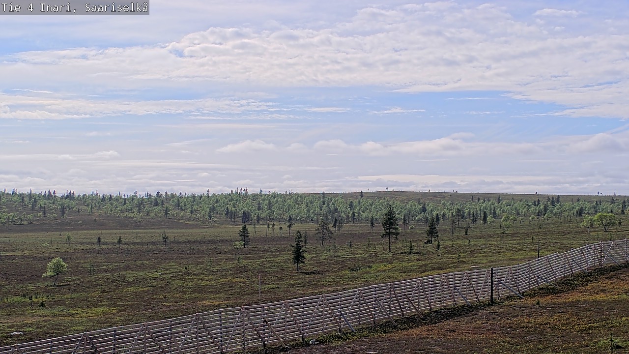 Kelikamerat Kuva Tie 4 Inari, Saariselkä, Kaunispää, Inari, Lappi