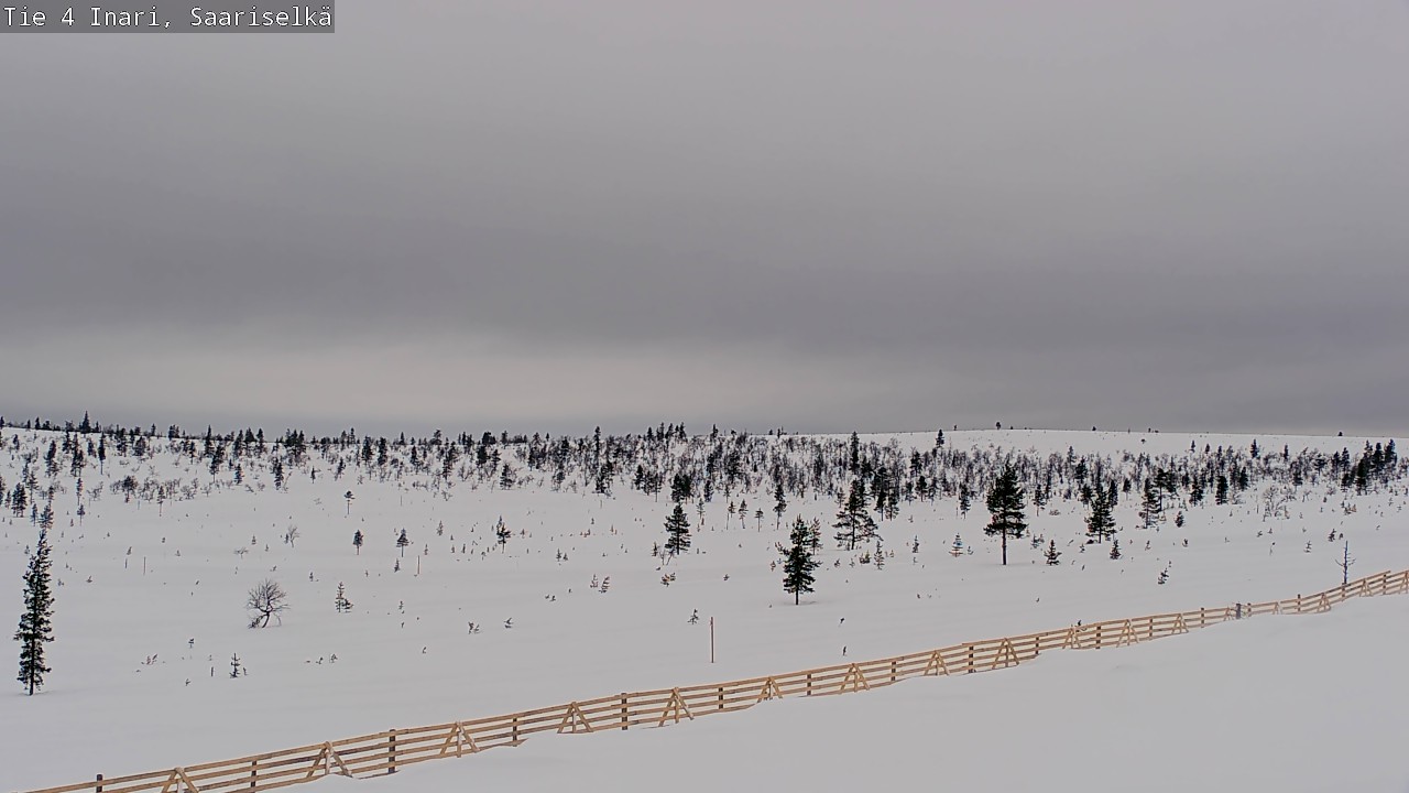 Kelikamerat Kuva Tie 4 Inari, Saariselkä, Kaunispää, Inari, Lappi