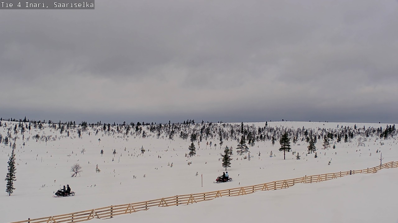 Weather Camera Image Road 4 Inari, Saariselkä, Kaunispää, Inari, Lappi