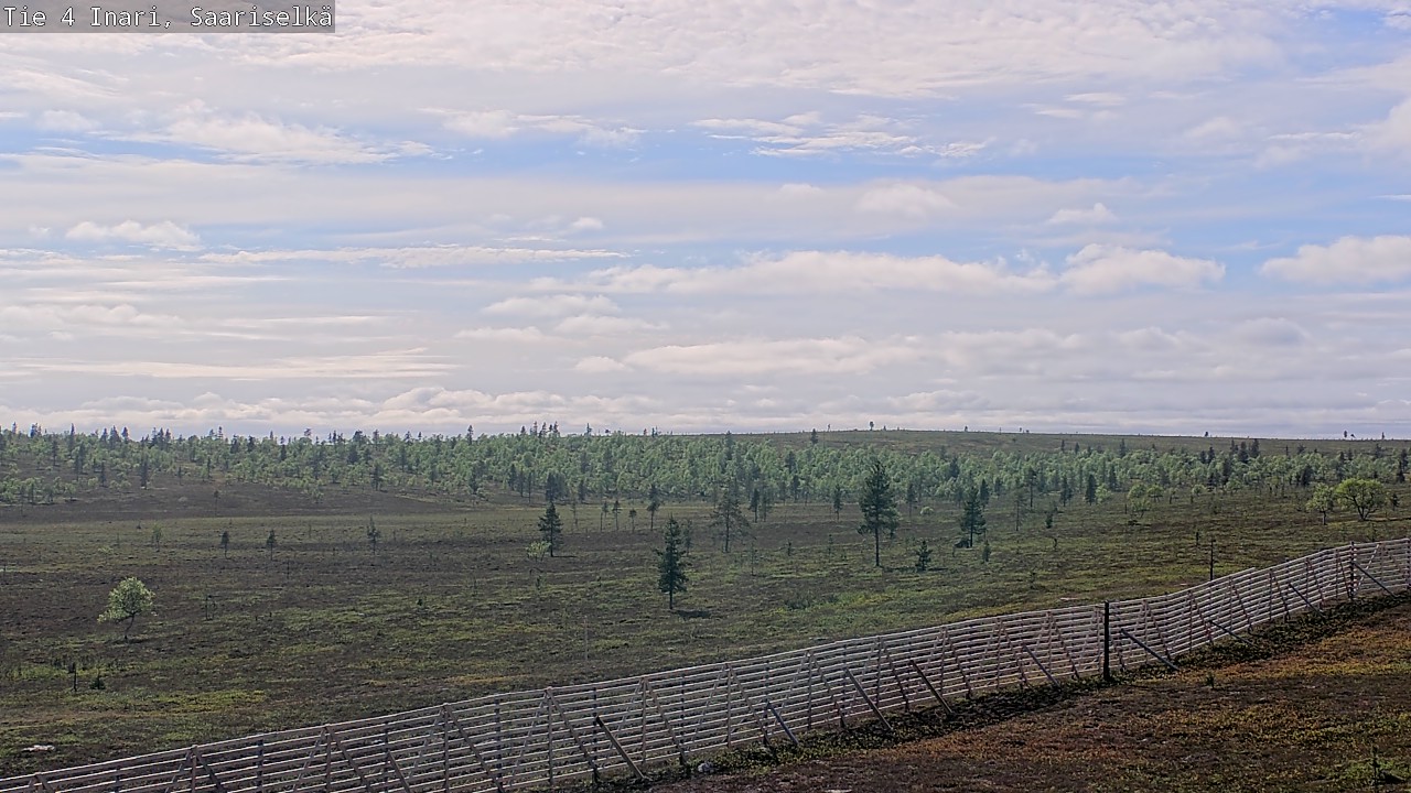 Kelikamerat Kuva Tie 4 Inari, Saariselkä, Kaunispää, Inari, Lappi