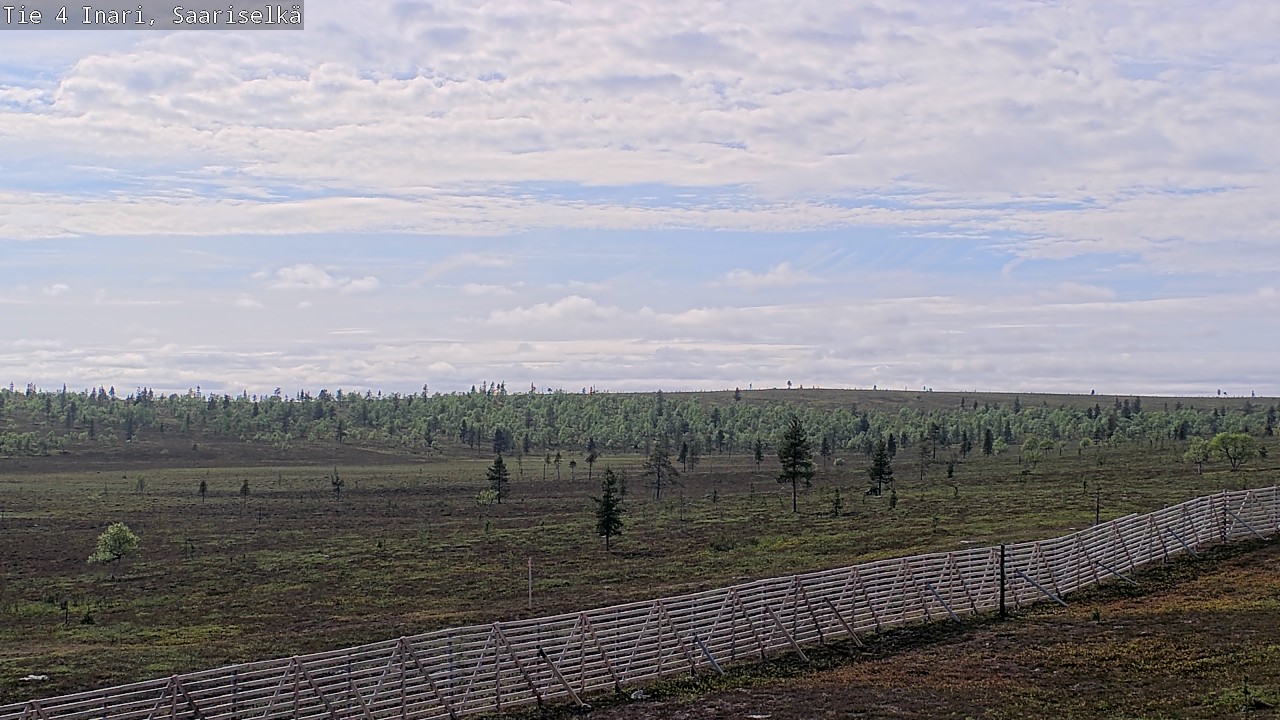 Kelikamerat Kuva Tie 4 Inari, Saariselkä, Kaunispää, Inari, Lappi