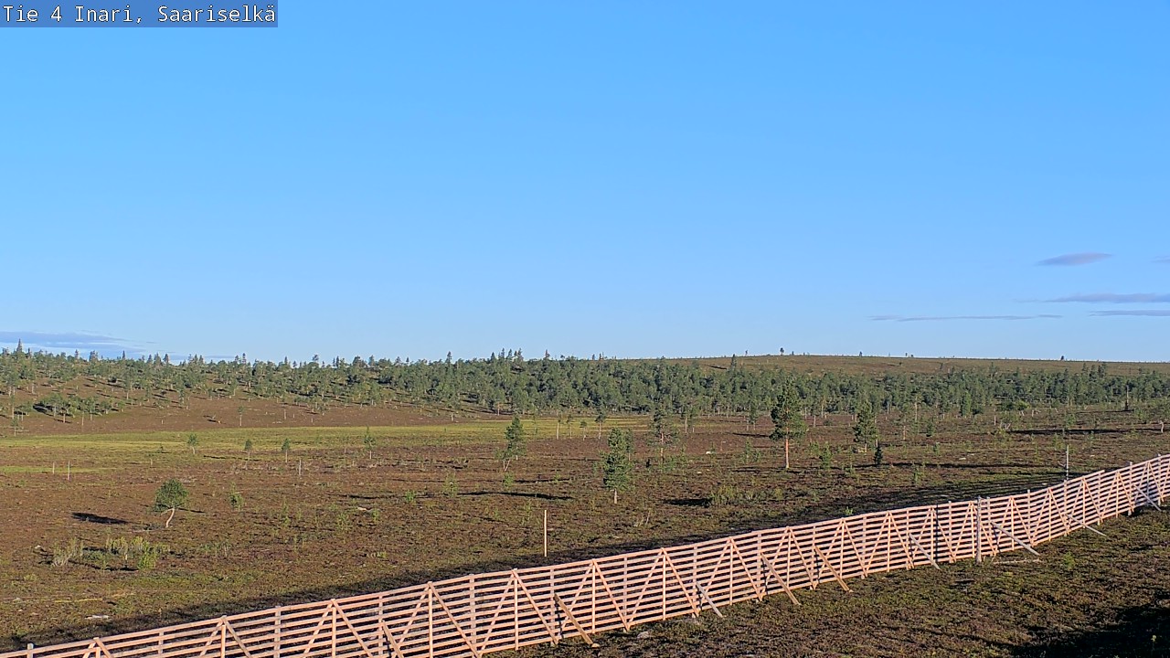 Weather Camera Image Road 4 Inari, Saariselkä, Kaunispää, Inari, Lappi