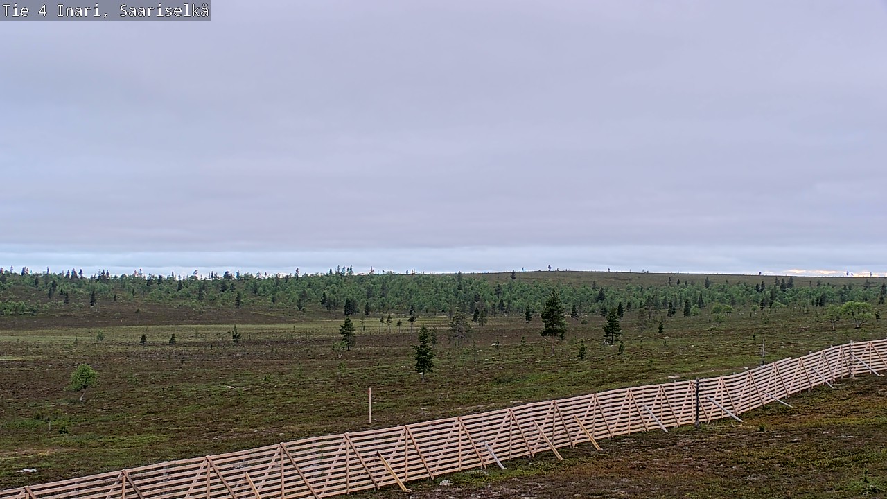 Kelikamerat Kuva Tie 4 Inari, Saariselkä, Kaunispää, Inari, Lappi