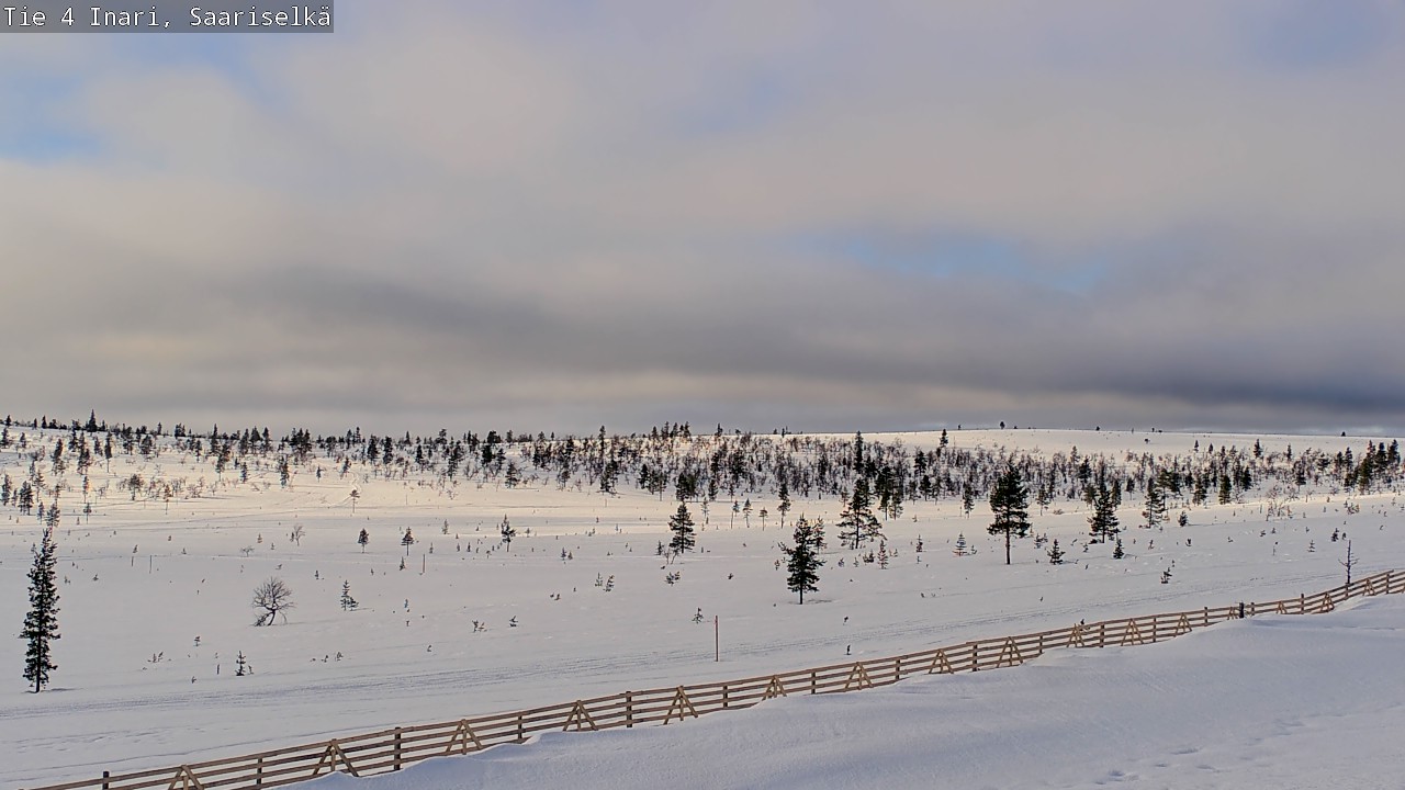 Kelikamerat Kuva Tie 4 Inari, Saariselkä, Kaunispää, Inari, Lappi