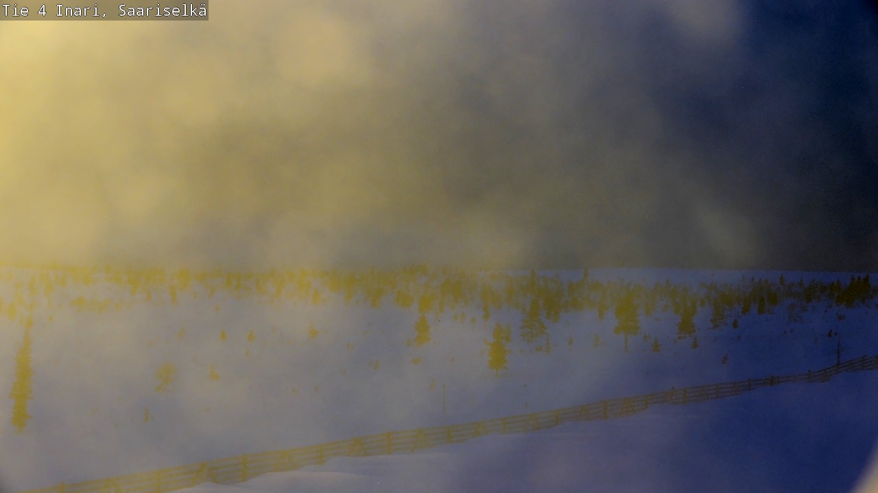 Kelikamerat Kuva Tie 4 Inari, Saariselkä, Kaunispää, Inari, Lappi