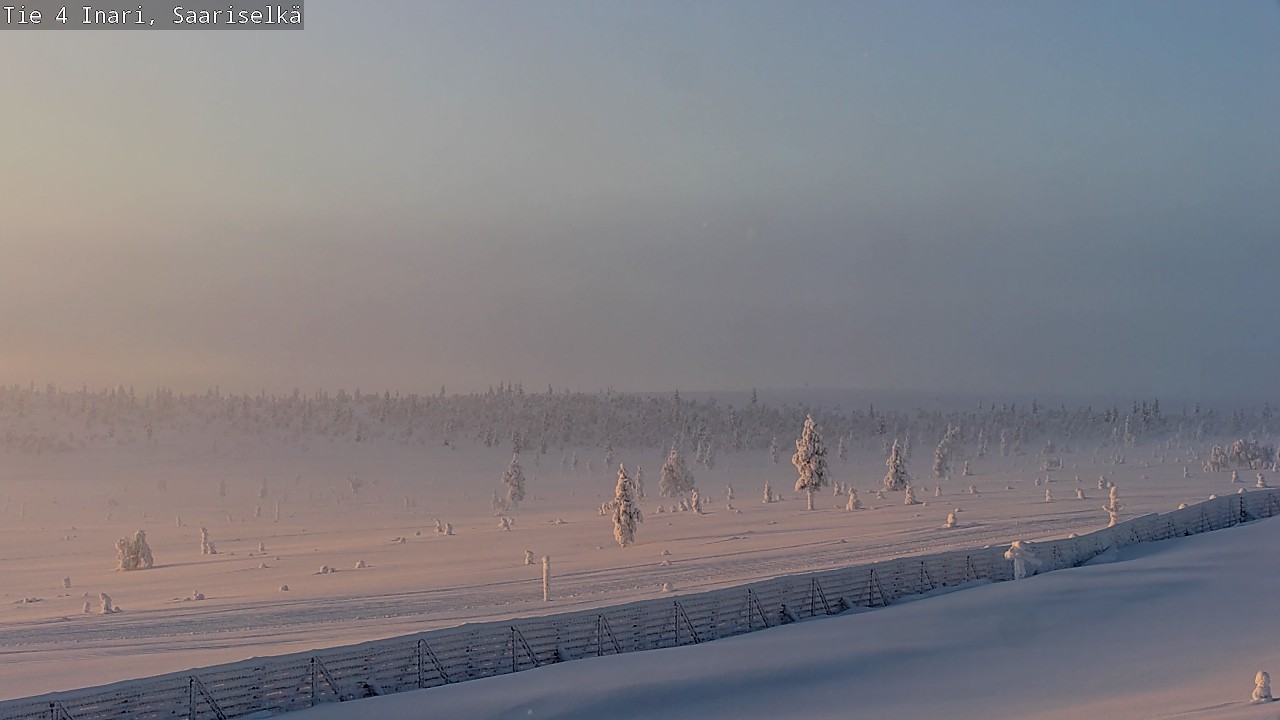 Kelikamerat Kuva Tie 4 Inari, Saariselkä, Kaunispää, Inari, Lappi