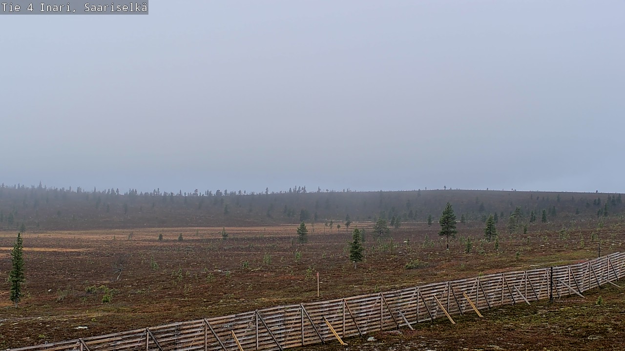 Weather Camera Image Road 4 Inari, Saariselkä, Kaunispää, Inari, Lappi