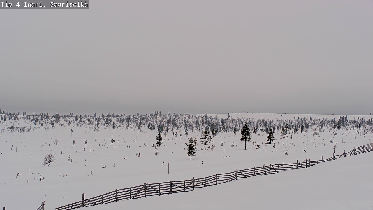 Kelikamerat Kuva Tie 4 Inari, Saariselkä, Kaunispää, Inari, Lappi