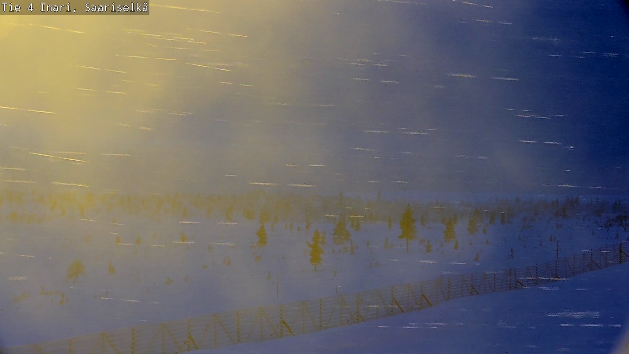 Kelikamerat Kuva Tie 4 Inari, Saariselkä, Kaunispää, Inari, Lappi