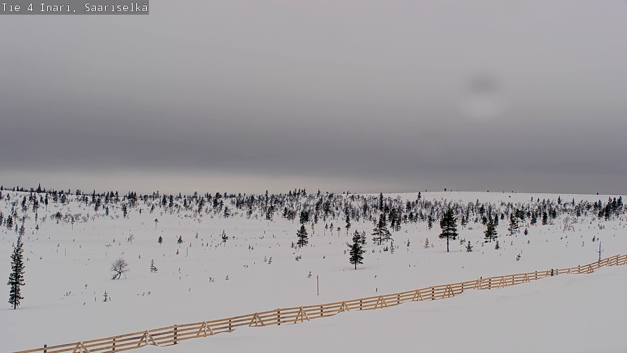 Kelikamerat Kuva Tie 4 Inari, Saariselkä, Kaunispää, Inari, Lappi