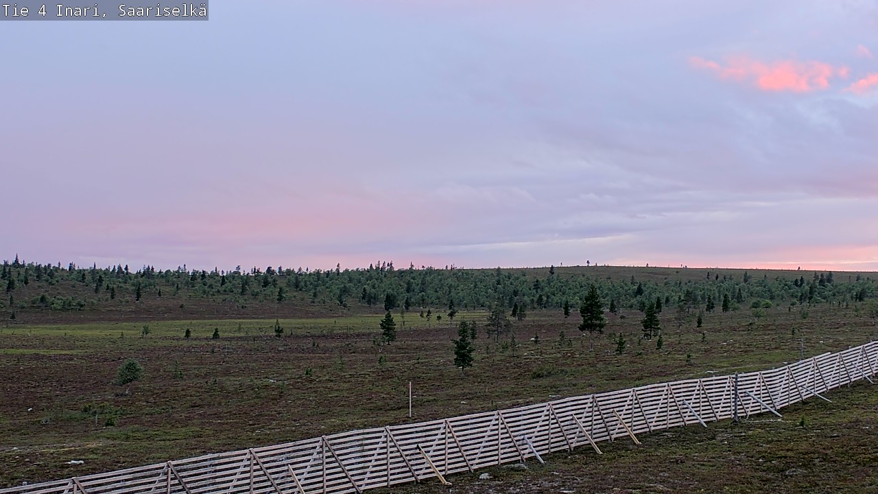 Kelikamerat Kuva Tie 4 Inari, Saariselkä, Kaunispää, Inari, Lappi