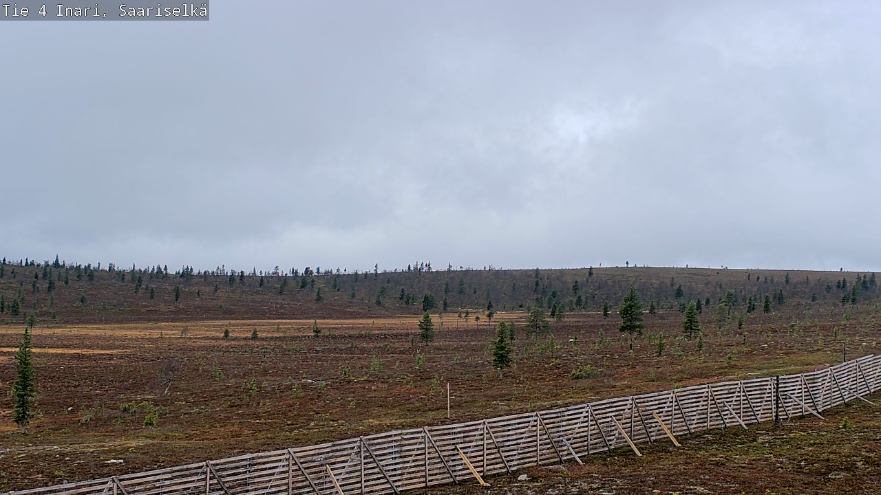 Weather Camera Image Road 4 Inari, Saariselkä, Kaunispää, Inari, Lappi