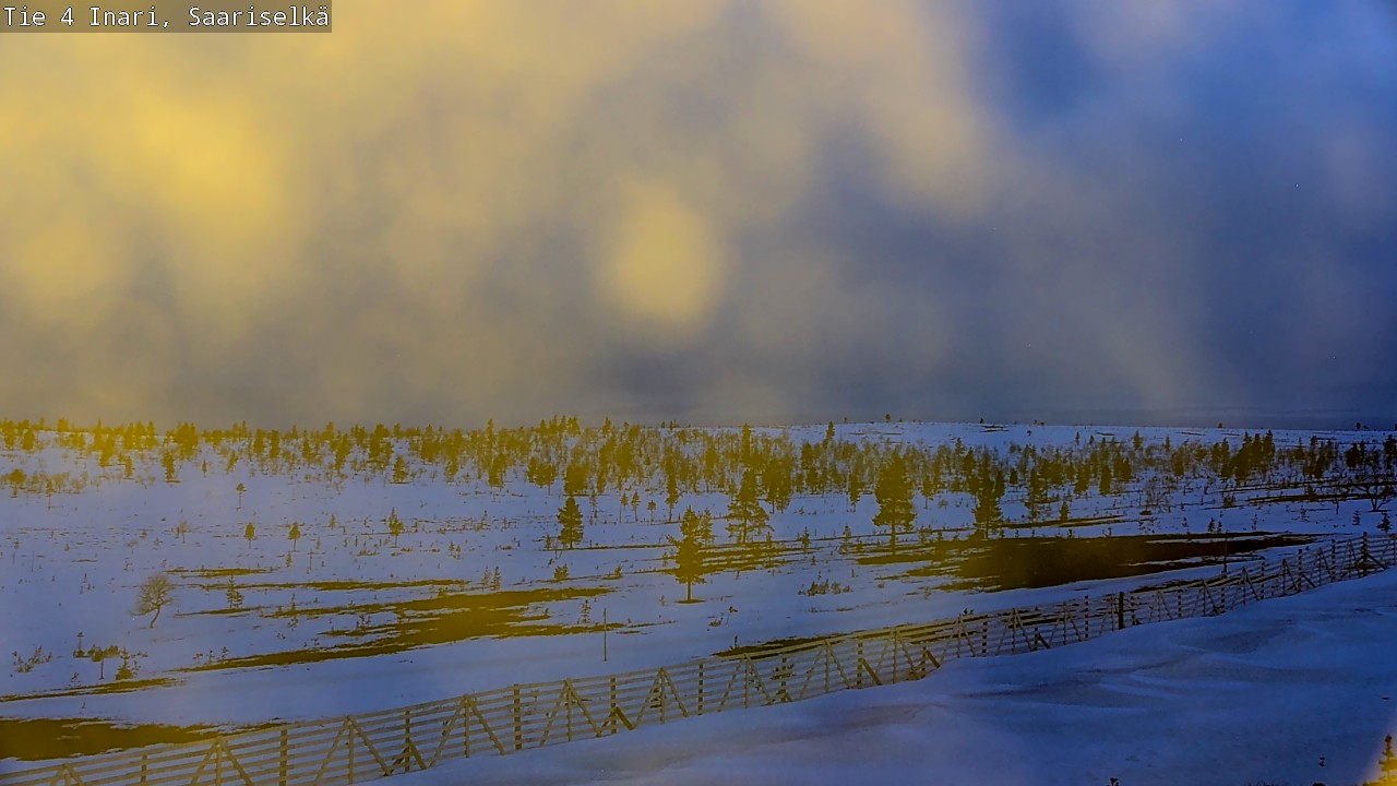 Kelikamerat Kuva Tie 4 Inari, Saariselkä, Kaunispää, Inari, Lappi