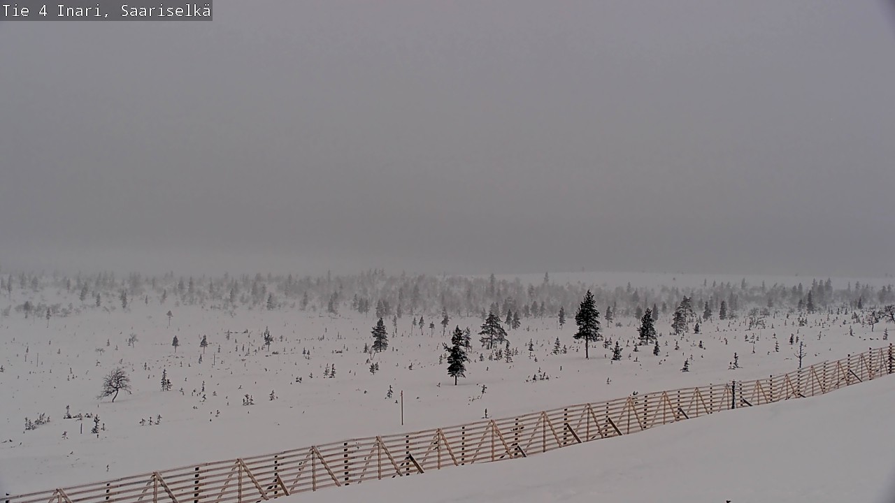 Kelikamerat Kuva Tie 4 Inari, Saariselkä, Kaunispää, Inari, Lappi