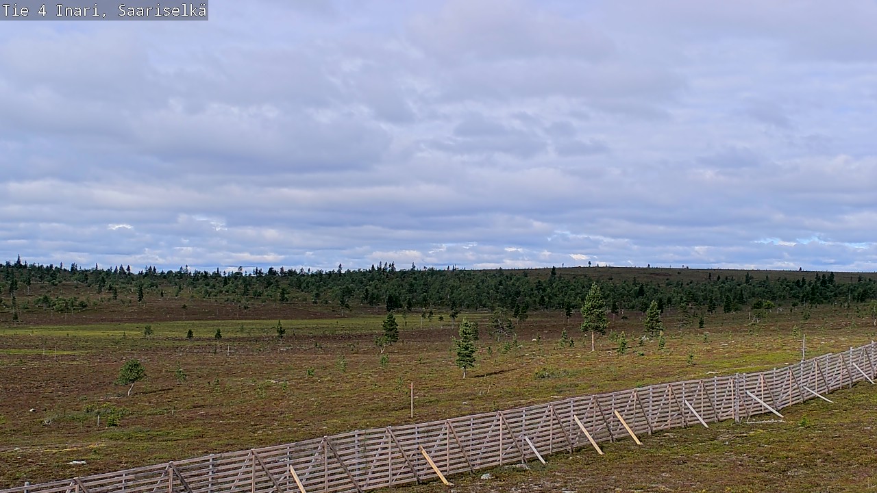 Weather Camera Image Road 4 Inari, Saariselkä, Kaunispää, Inari, Lappi