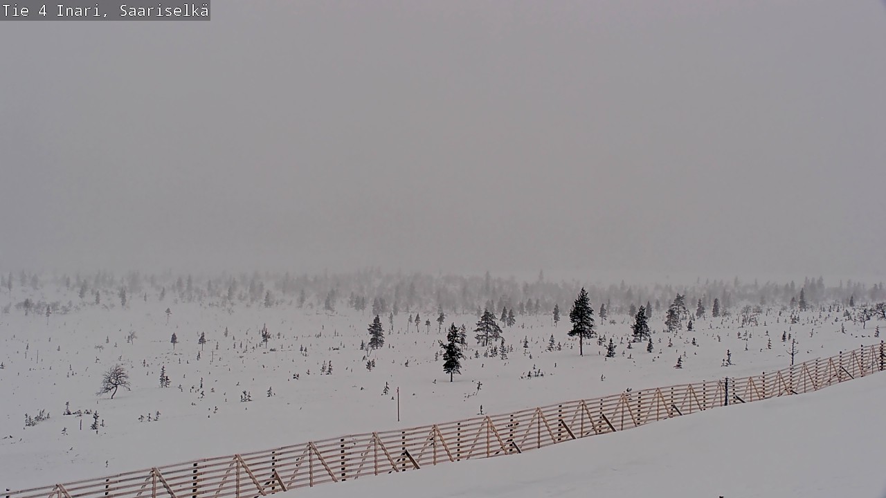 Kelikamerat Kuva Tie 4 Inari, Saariselkä, Kaunispää, Inari, Lappi