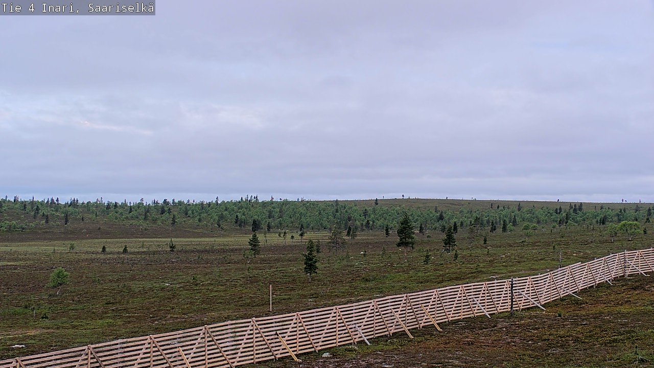 Kelikamerat Kuva Tie 4 Inari, Saariselkä, Kaunispää, Inari, Lappi