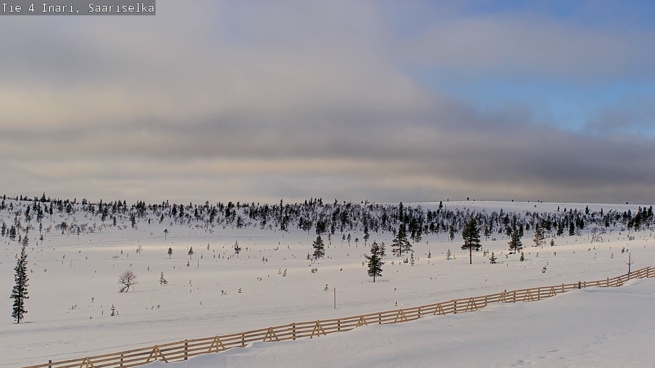 Kelikamerat Kuva Tie 4 Inari, Saariselkä, Kaunispää, Inari, Lappi