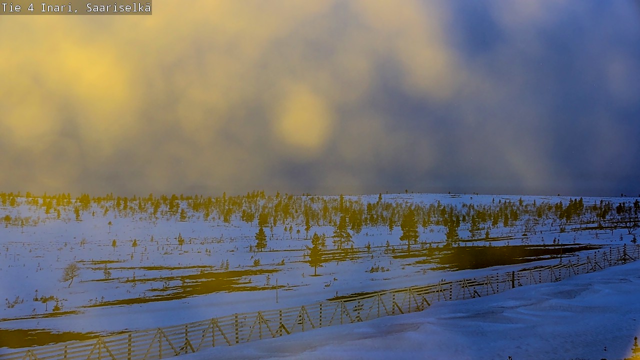 Kelikamerat Kuva Tie 4 Inari, Saariselkä, Kaunispää, Inari, Lappi