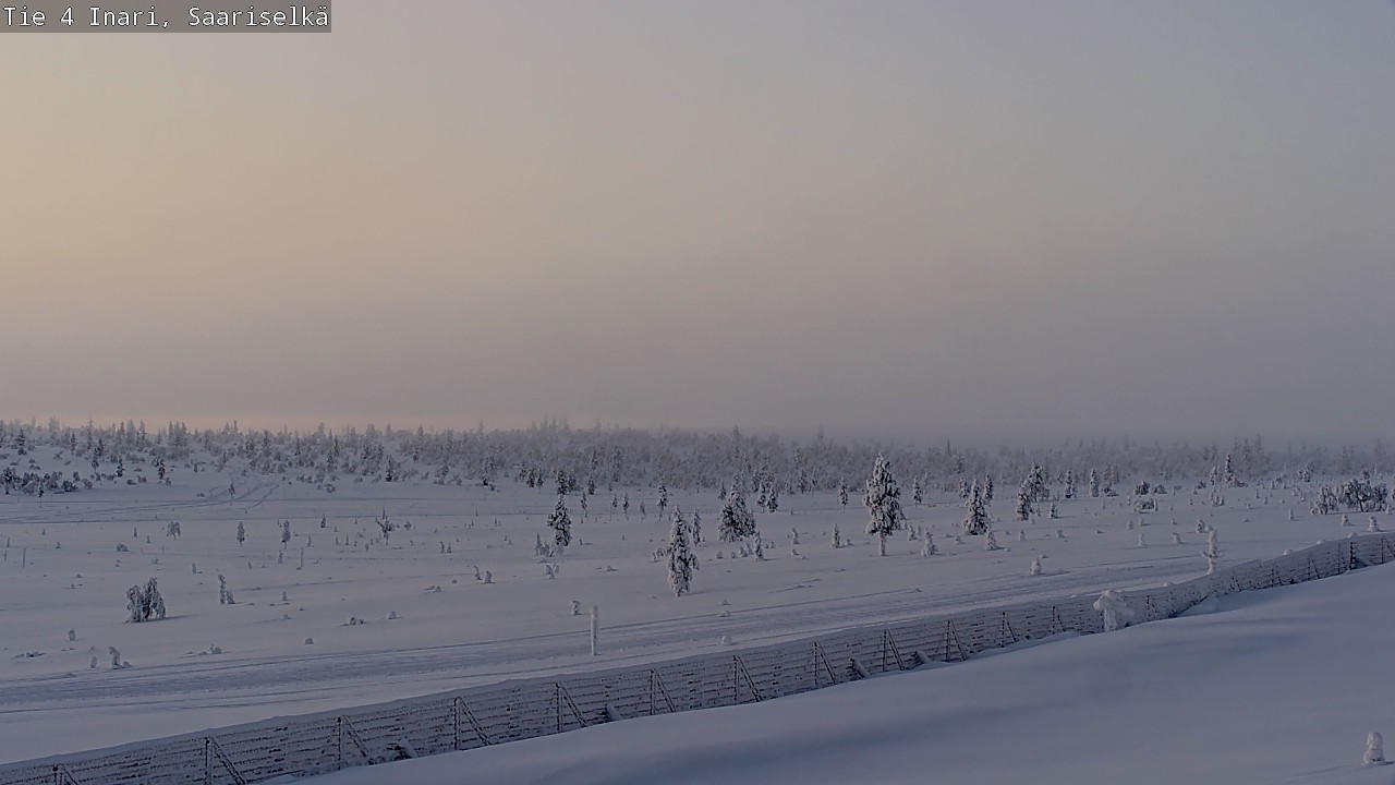 Kelikamerat Kuva Tie 4 Inari, Saariselkä, Kaunispää, Inari, Lappi