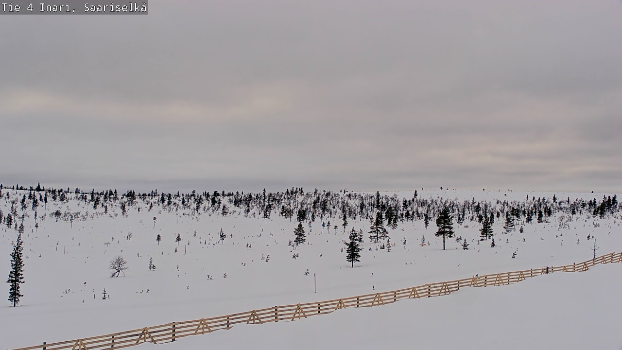 Kelikamerat Kuva Tie 4 Inari, Saariselkä, Kaunispää, Inari, Lappi