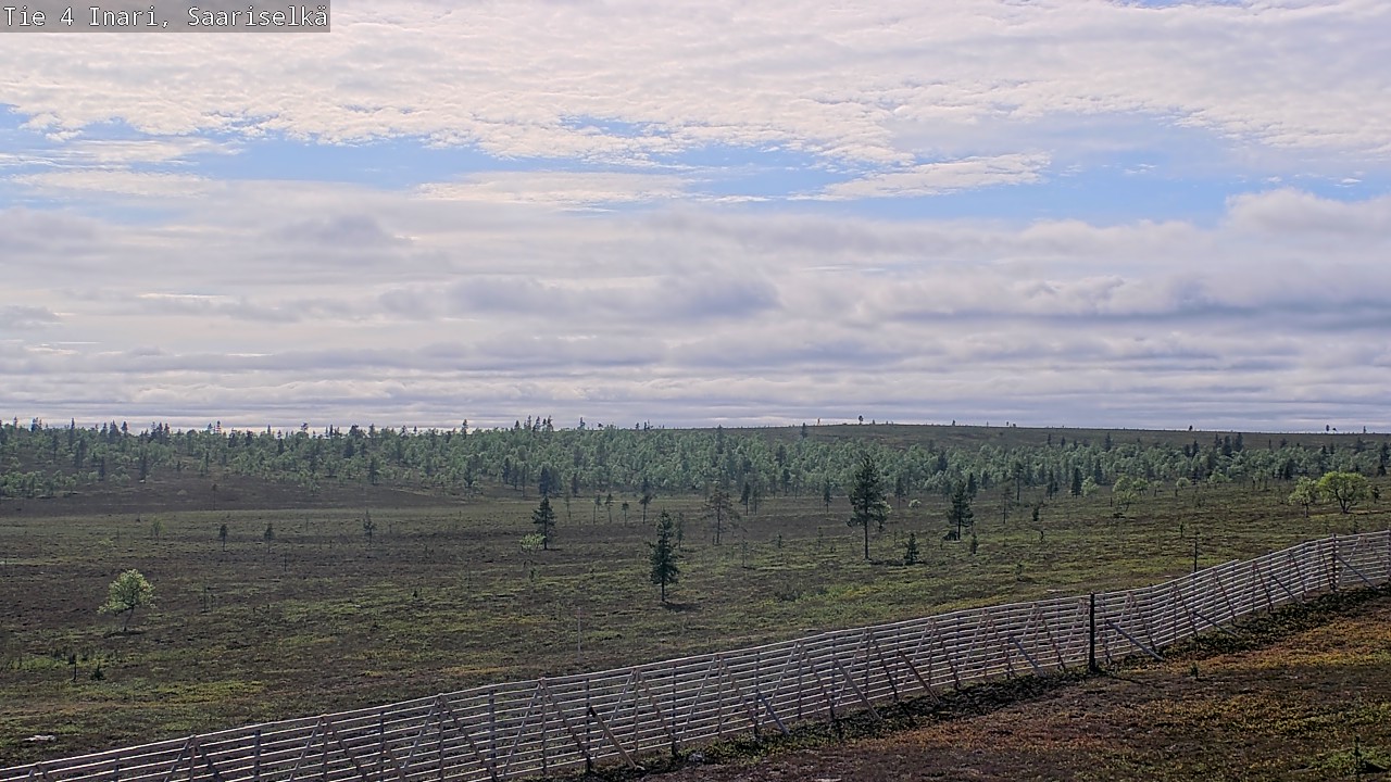 Kelikamerat Kuva Tie 4 Inari, Saariselkä, Kaunispää, Inari, Lappi