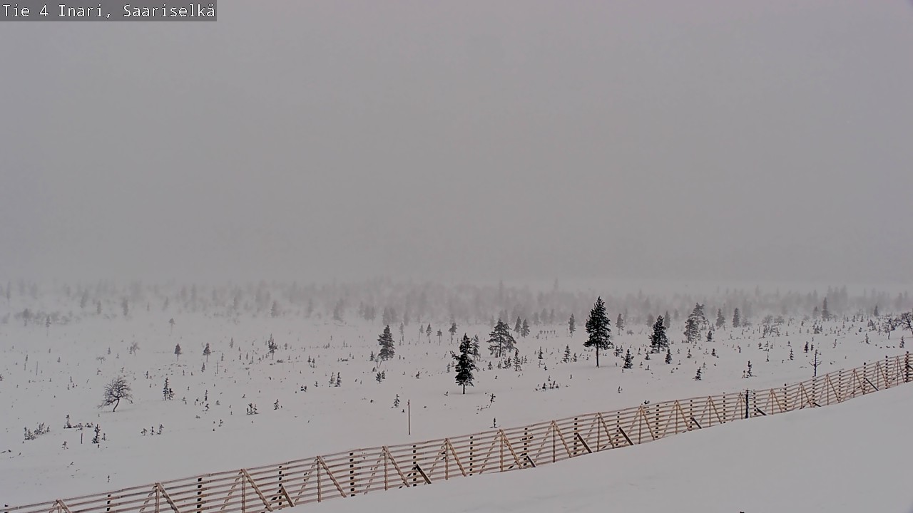 Kelikamerat Kuva Tie 4 Inari, Saariselkä, Kaunispää, Inari, Lappi