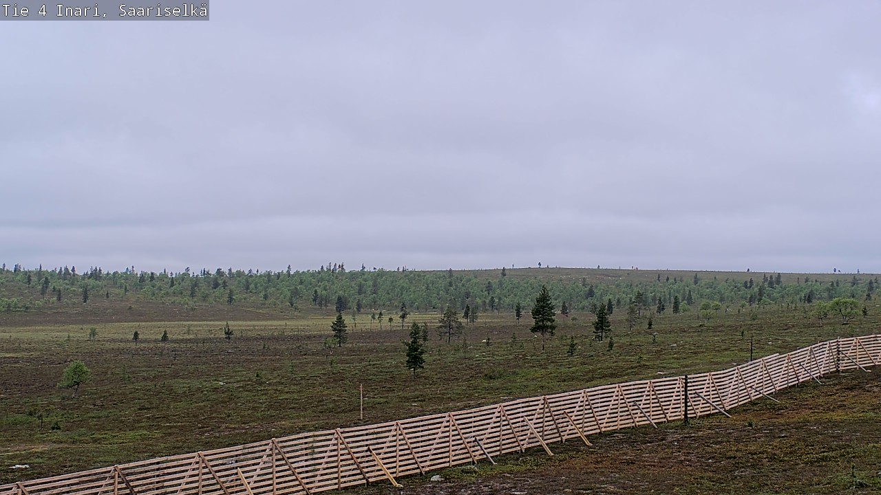Kelikamerat Kuva Tie 4 Inari, Saariselkä, Kaunispää, Inari, Lappi