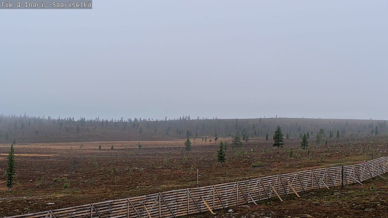 Weather Camera Image Road 4 Inari, Saariselkä, Kaunispää, Inari, Lappi