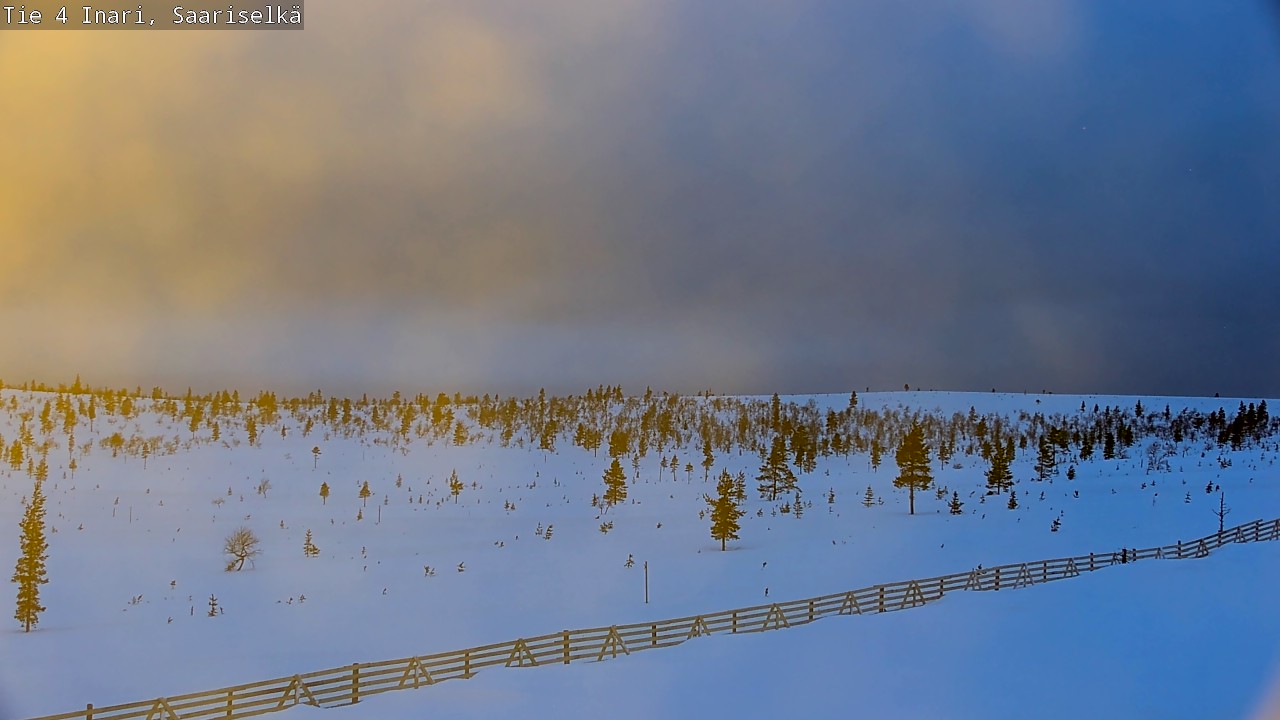 Kelikamerat Kuva Tie 4 Inari, Saariselkä, Kaunispää, Inari, Lappi